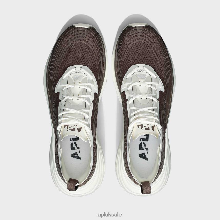 APL Streamline 22 - VH8XNZ766 APL Shoes UK Chocolate/Ivory Men Running