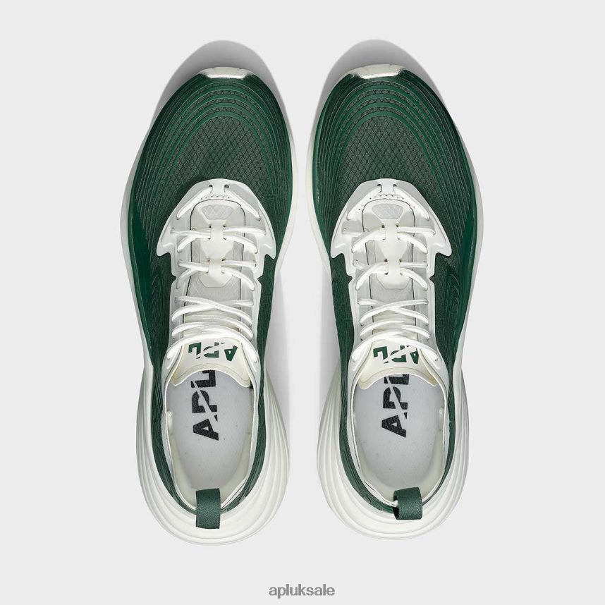APL Streamline 22 - VH8XNZ789 APL Shoes UK Dark Green/Ivory Men Running