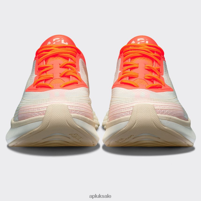 APL Streamline 22 - VH8XNZ798 APL Shoes UK Pristine/Impulse Red/White Men Running