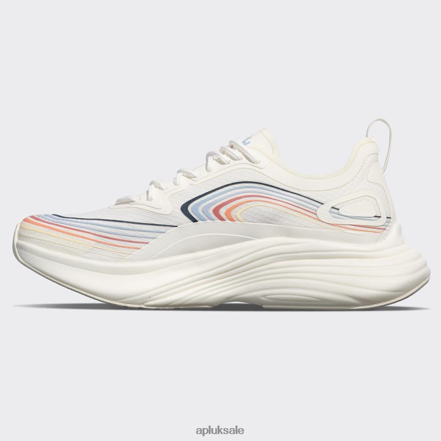 APL Streamline 23 - VH8XNZ863 APL Shoes UK Ivory/Forged Blue/Multi Men Running