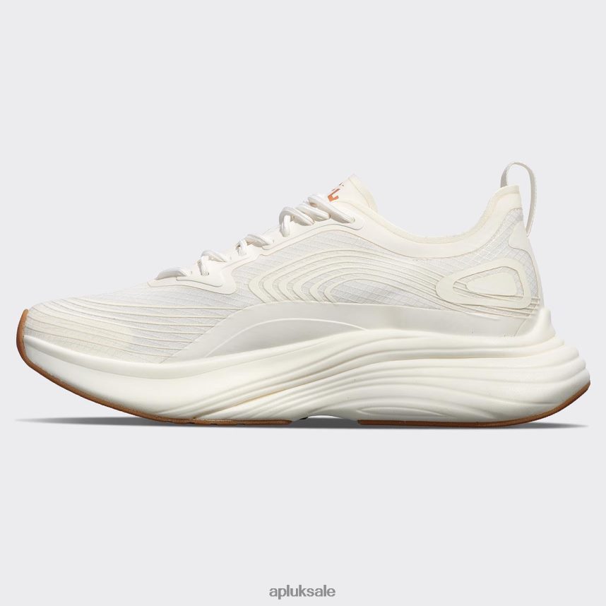 APL Streamline 23 - VH8XNZ866 APL Shoes UK Ivory/Gum Men Running