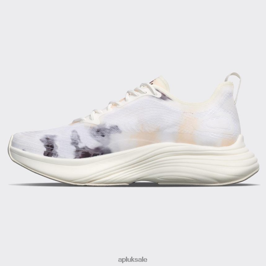 APL Streamline 23 - VH8XNZ883 APL Shoes UK Ivory/Chocolate/Tie Dye Men Running
