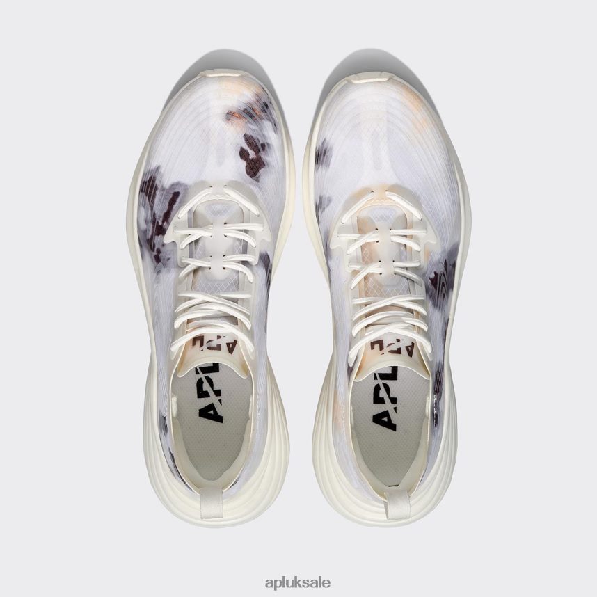 APL Streamline 23 - VH8XNZ883 APL Shoes UK Ivory/Chocolate/Tie Dye Men Running