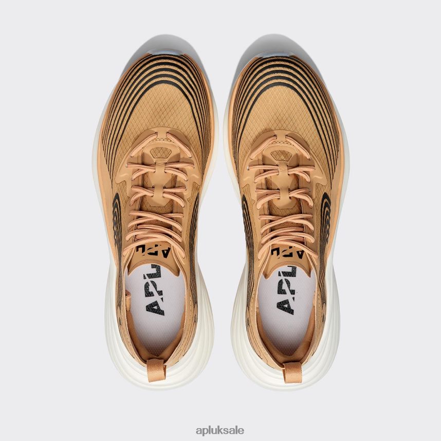 APL Streamline 23 - VH8XNZ901 APL Shoes UK Tan/Black/White Men Running