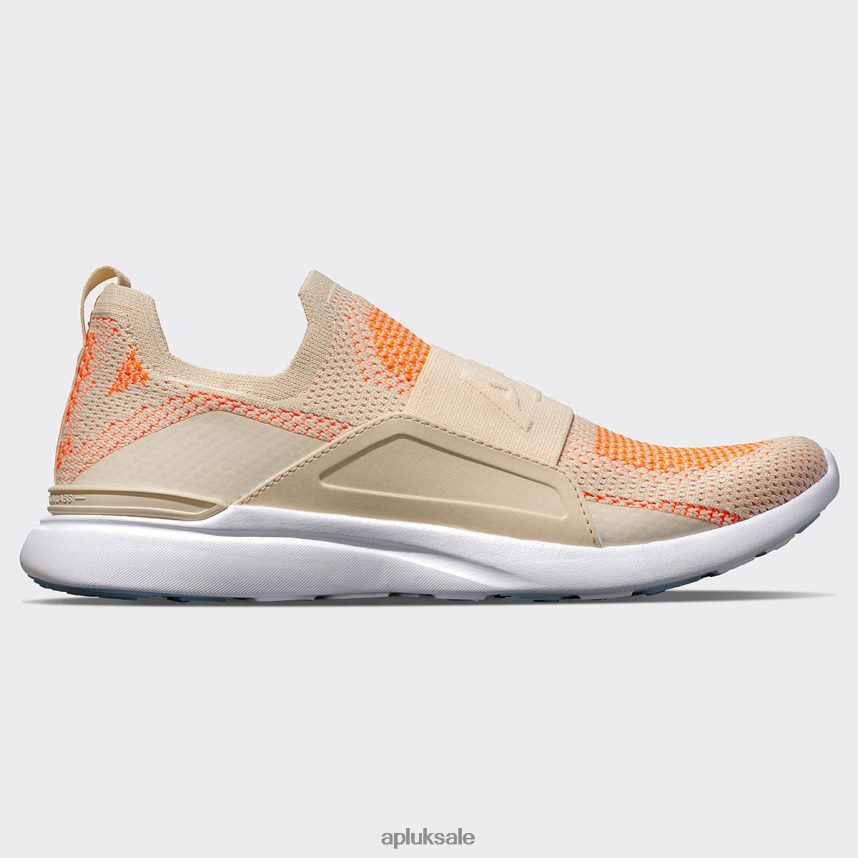 APL TechLoom Bliss 30 - VH8XNZ742 APL Shoes UK Beach/Molten/White Men Running