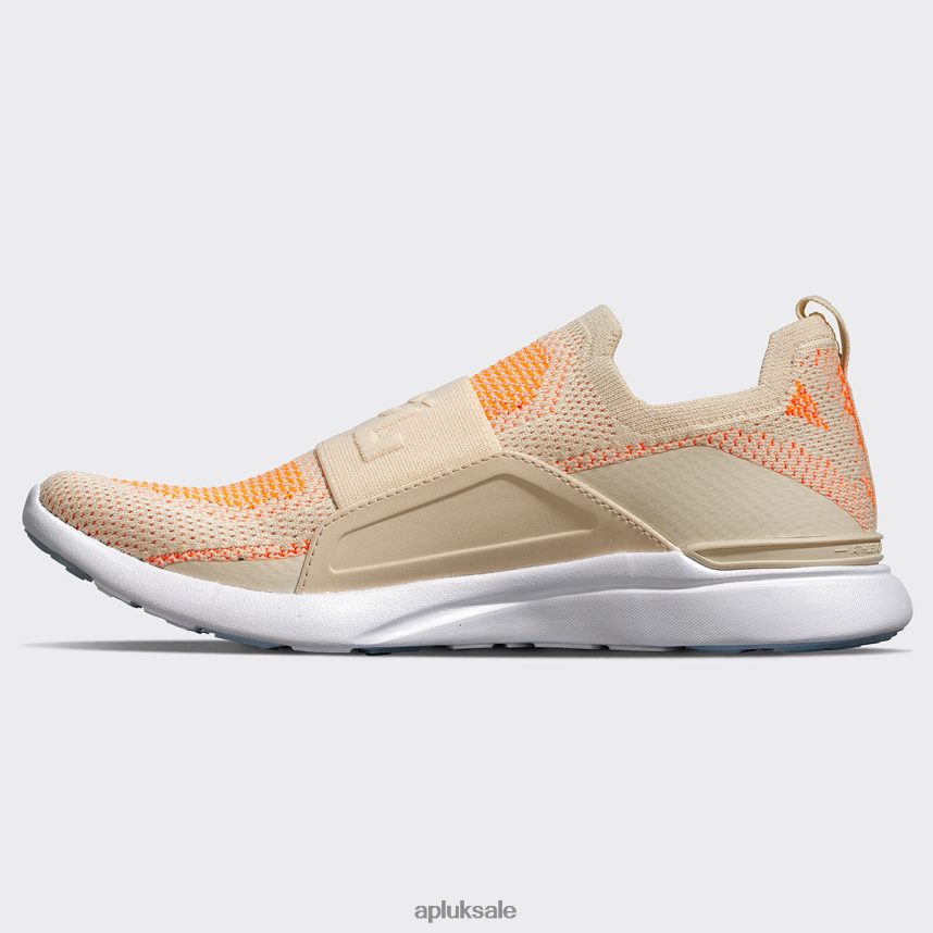 APL TechLoom Bliss 30 - VH8XNZ742 APL Shoes UK Beach/Molten/White Men Running