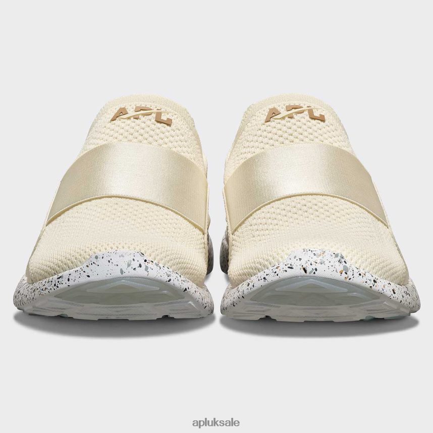 APL TechLoom Bliss 30 - VH8XNZ773 APL Shoes UK Pristine/Tan/Speckle Men Running