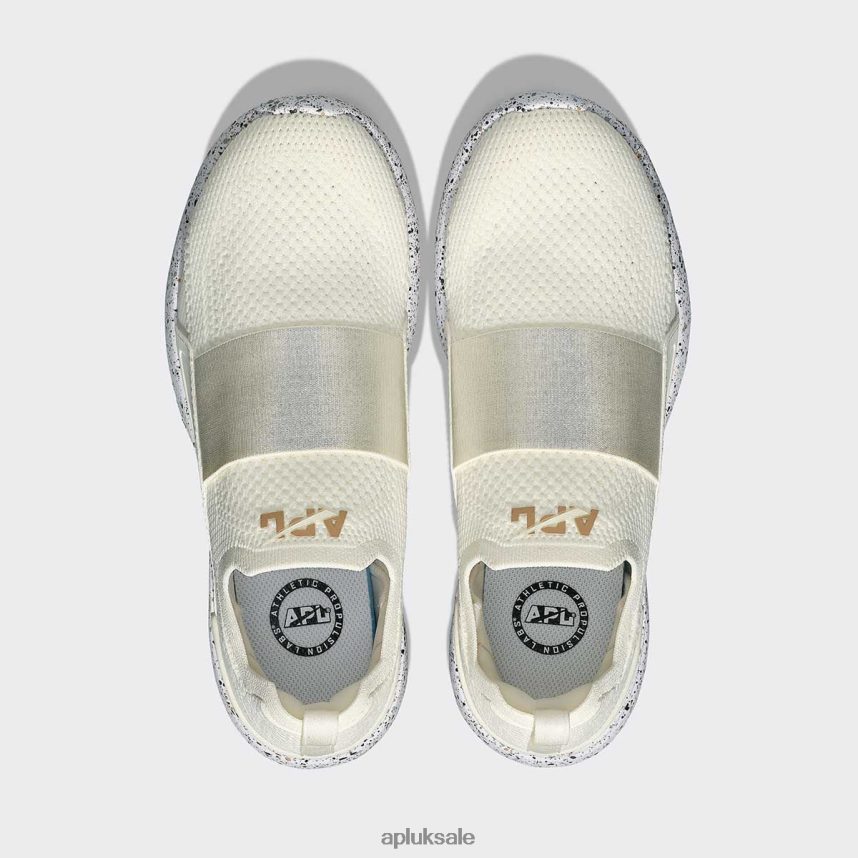 APL TechLoom Bliss 30 - VH8XNZ773 APL Shoes UK Pristine/Tan/Speckle Men Running