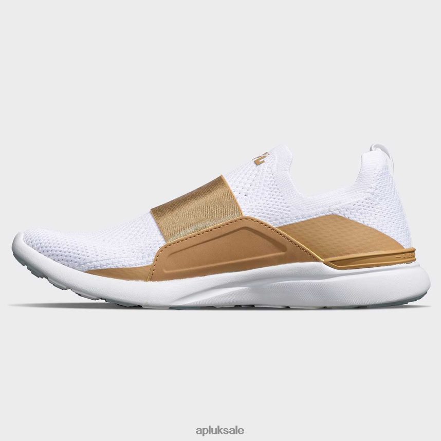 APL TechLoom Bliss 30 - VH8XNZ774 APL Shoes UK White/Tan Men Running