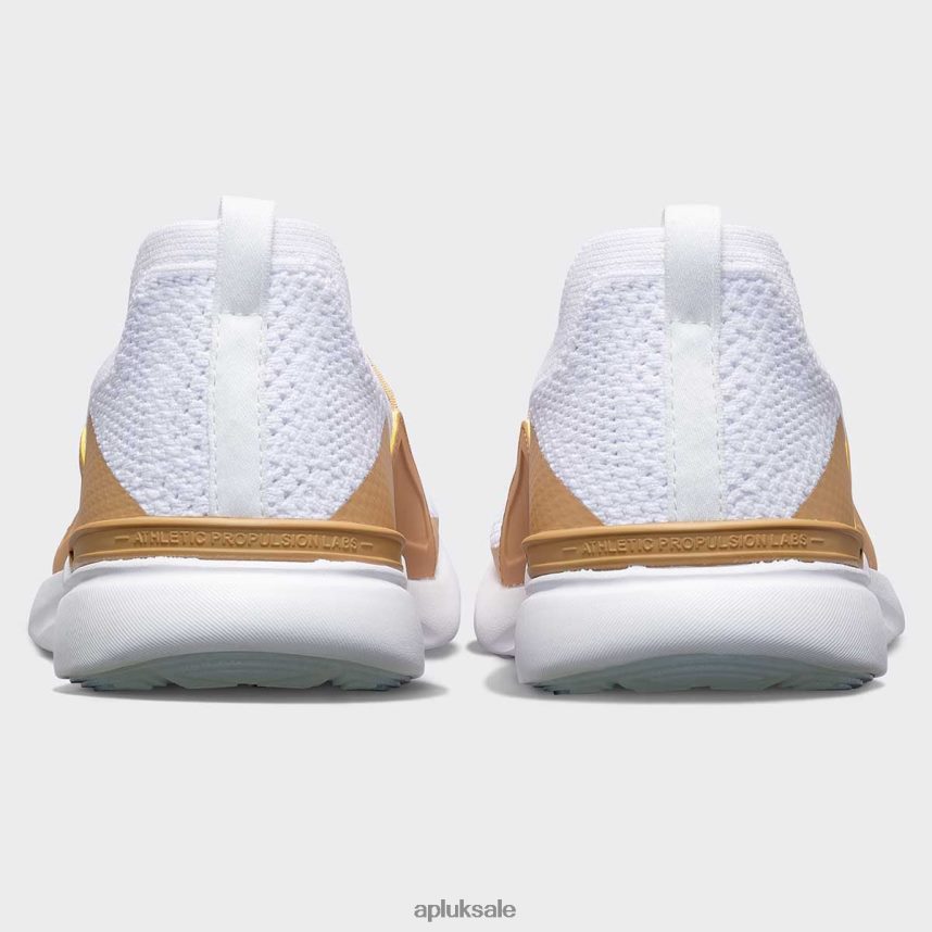 APL TechLoom Bliss 30 - VH8XNZ774 APL Shoes UK White/Tan Men Running