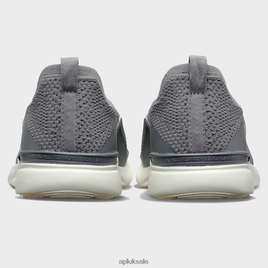 APL TechLoom Bliss 31 - VH8XNZ782 APL Shoes UK Smoke/Ivory Men Running