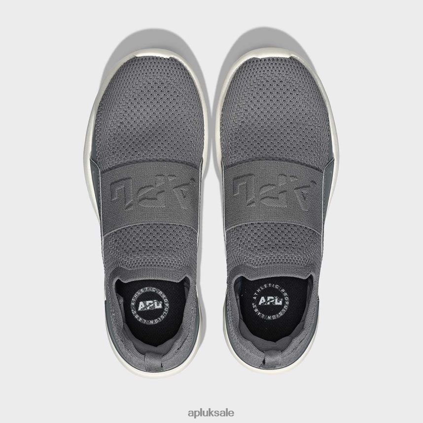 APL TechLoom Bliss 31 - VH8XNZ782 APL Shoes UK Smoke/Ivory Men Running