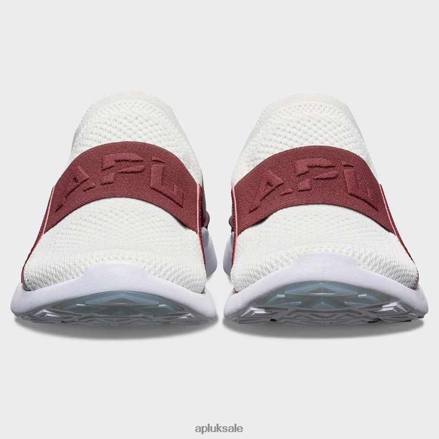 APL TechLoom Bliss 31 - VH8XNZ804 APL Shoes UK Burgundy/Ivory/White Men Running