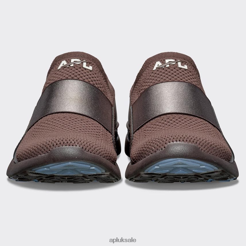 APL TechLoom Bliss 31 - VH8XNZ828 APL Shoes UK Chocolate/Ivory Men Running