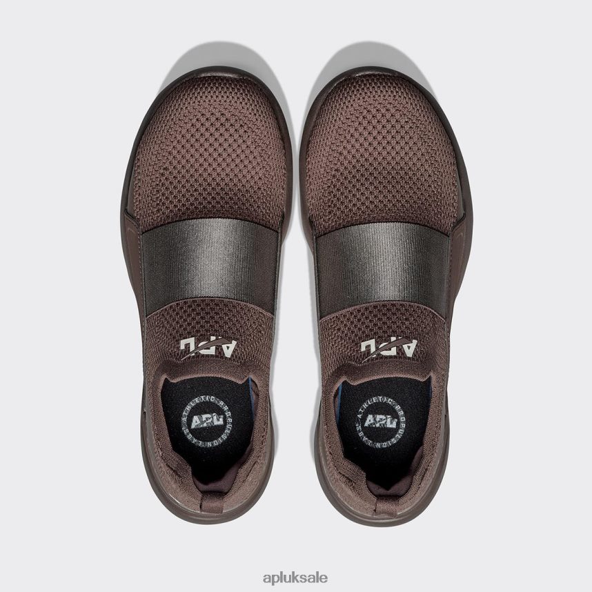 APL TechLoom Bliss 31 - VH8XNZ828 APL Shoes UK Chocolate/Ivory Men Running