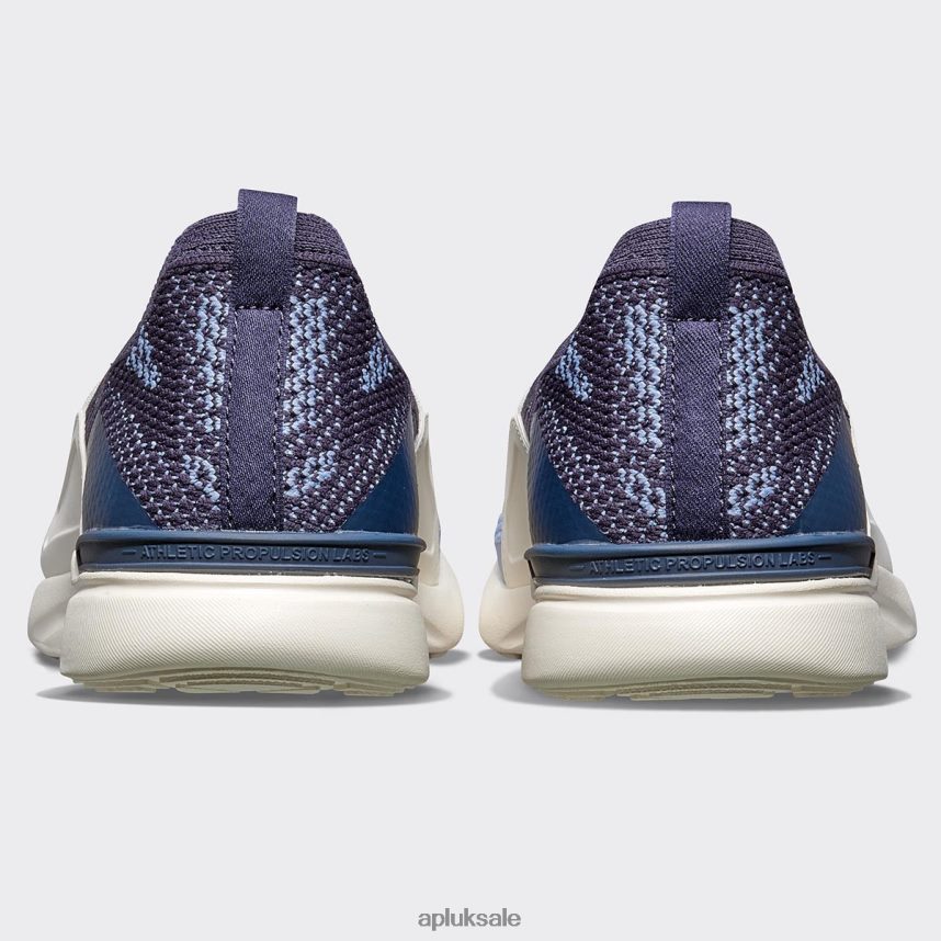 APL TechLoom Bliss 31 - VH8XNZ861 APL Shoes UK Ivory/Midnight/Forged Blue Men Running