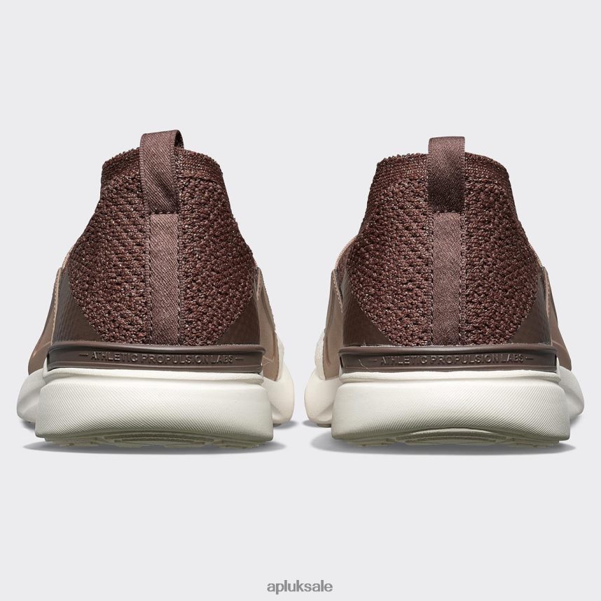 APL TechLoom Bliss 32 - VH8XNZ880 APL Shoes UK Metallic Chocolate/Almond/Ivory Men Running