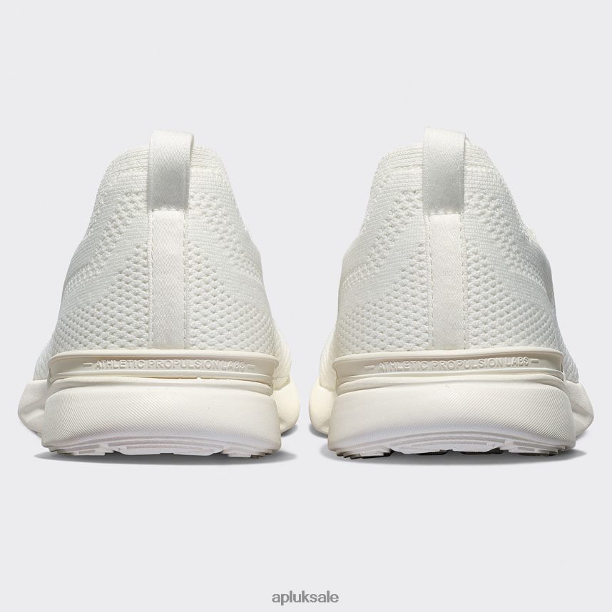 APL TechLoom Breeze 37 - VH8XNZ719 APL Shoes UK Ivory/Coastal Blue Men Running