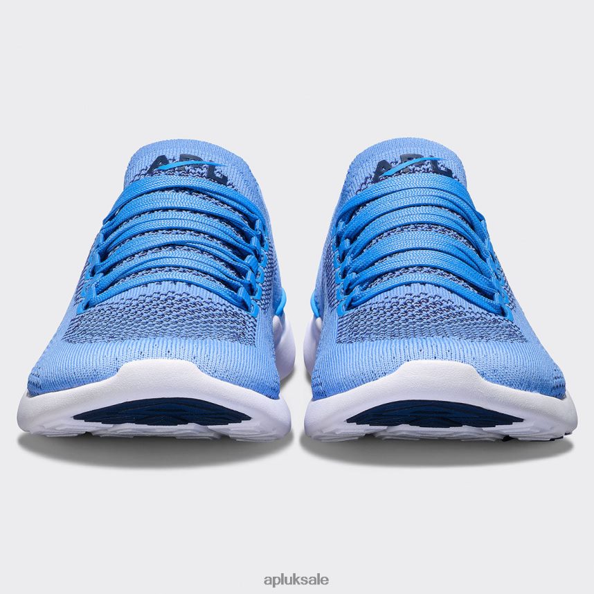 APL TechLoom Breeze 37 - VH8XNZ735 APL Shoes UK Blue Dawn/Navy/White Men Running