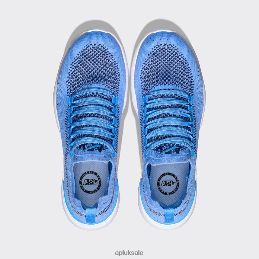 APL TechLoom Breeze 37 - VH8XNZ735 APL Shoes UK Blue Dawn/Navy/White Men Running