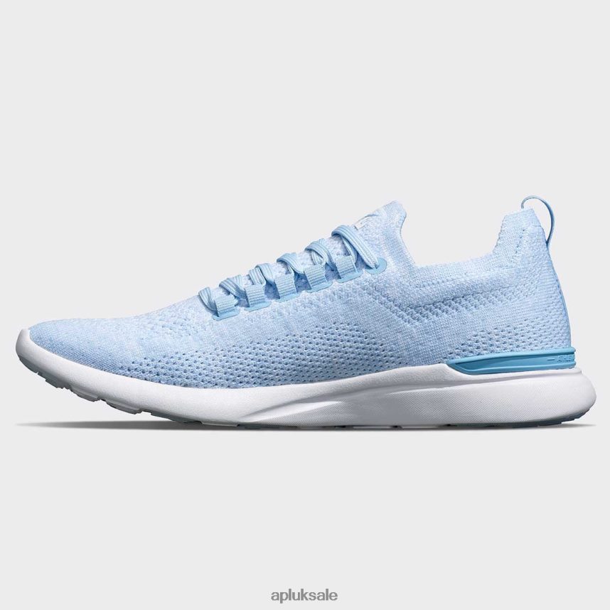 APL TechLoom Breeze 37 - VH8XNZ763 APL Shoes UK Ice Blue/White/Melange Men Running