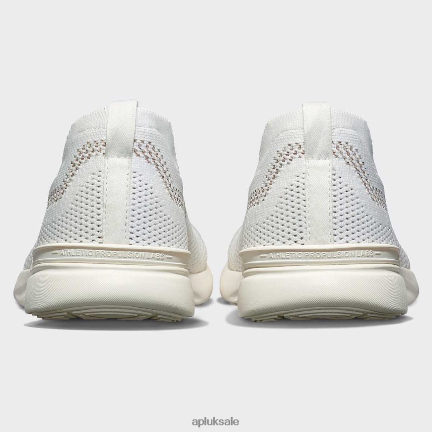 APL TechLoom Breeze 37 - VH8XNZ771 APL Shoes UK Ivory/Tan/Chocolate Men Running