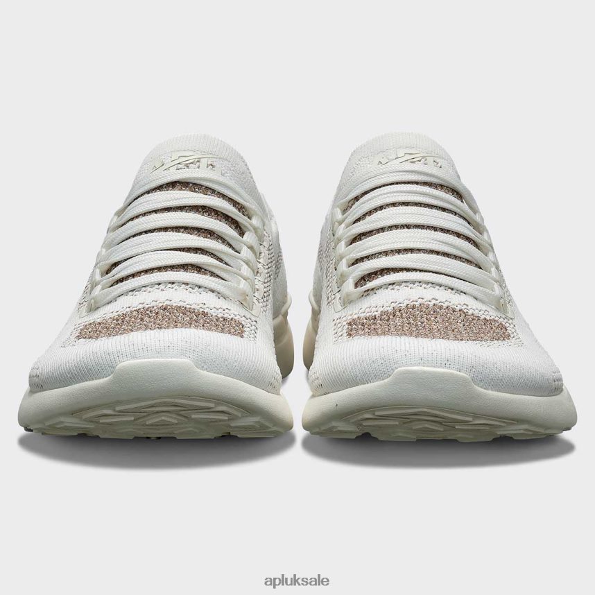 APL TechLoom Breeze 37 - VH8XNZ771 APL Shoes UK Ivory/Tan/Chocolate Men Running