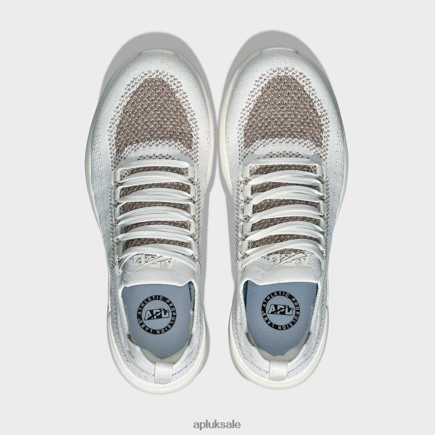 APL TechLoom Breeze 37 - VH8XNZ771 APL Shoes UK Ivory/Tan/Chocolate Men Running