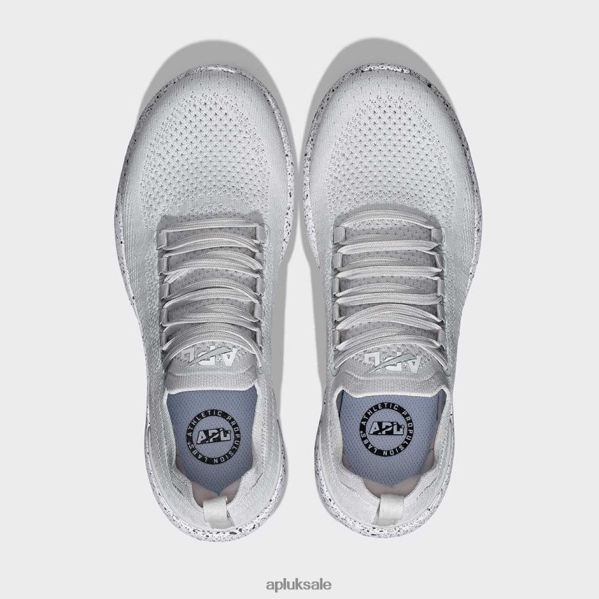 APL TechLoom Breeze 37 - VH8XNZ781 APL Shoes UK Steel Grey/Cement/Smoke Men Running