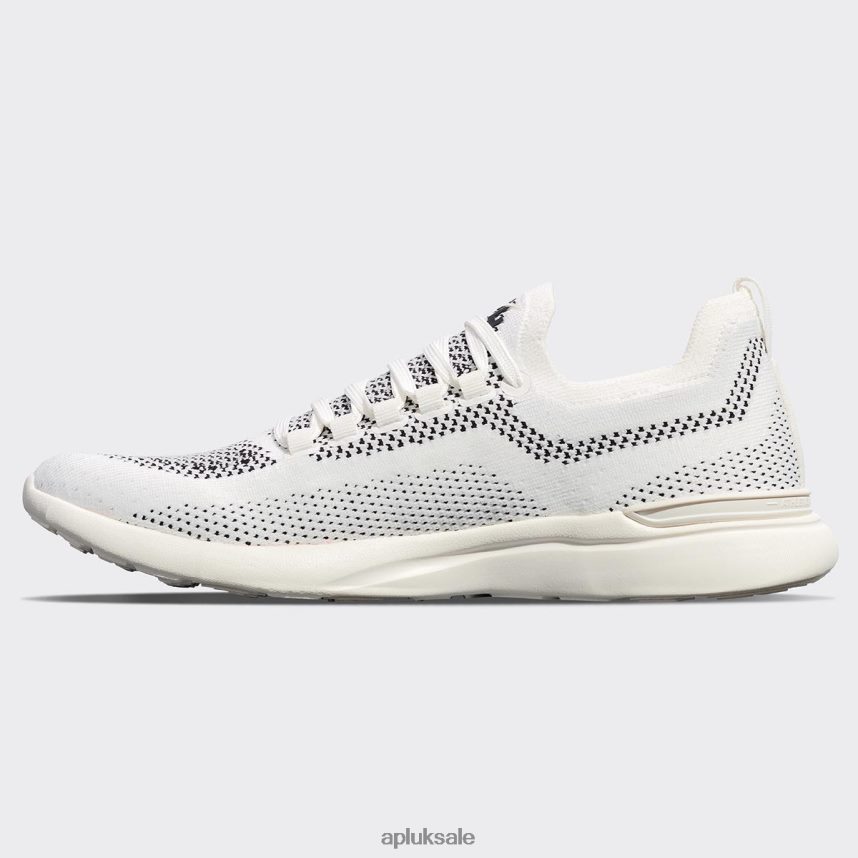 APL TechLoom Breeze 38 - VH8XNZ809 APL Shoes UK Ivory/Black Men Running