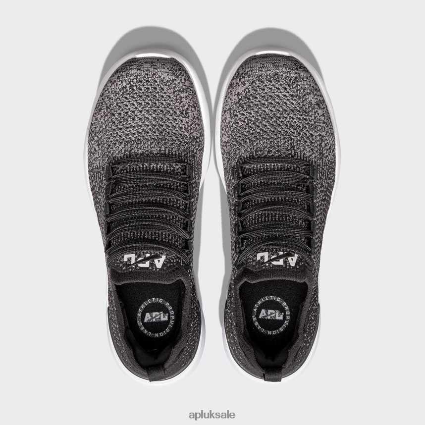 APL TechLoom Breeze 38 - VH8XNZ822 APL Shoes UK Black/Smoke/Ombre Men Running