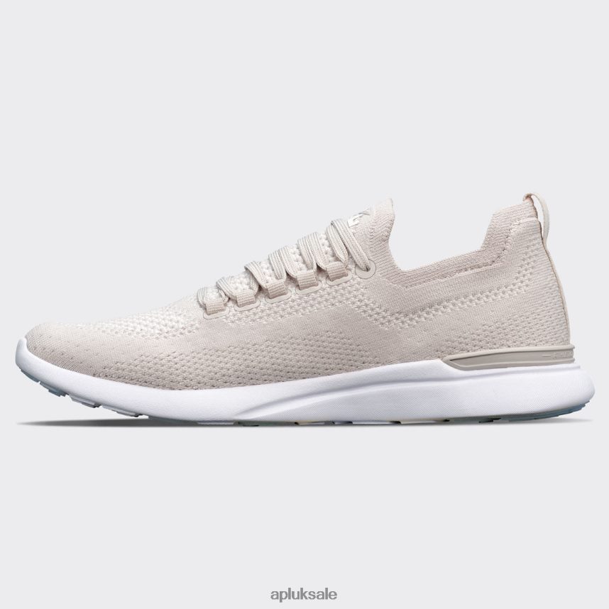 APL TechLoom Breeze 38 - VH8XNZ826 APL Shoes UK Clay/Ivory/White Men Running