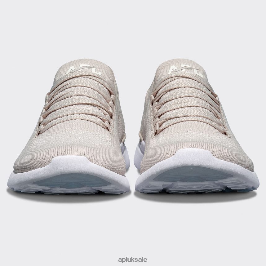 APL TechLoom Breeze 38 - VH8XNZ826 APL Shoes UK Clay/Ivory/White Men Running