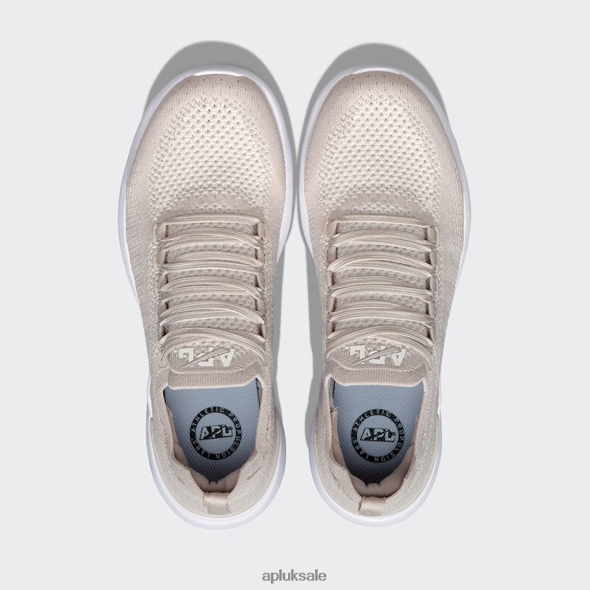 APL TechLoom Breeze 38 - VH8XNZ826 APL Shoes UK Clay/Ivory/White Men Running