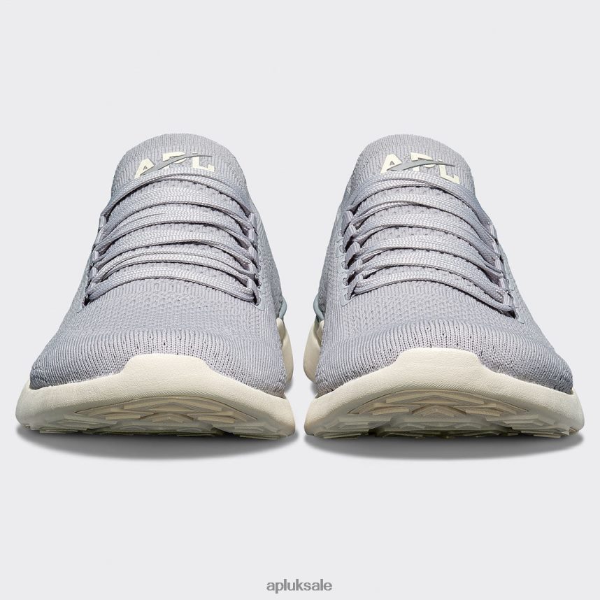 APL TechLoom Breeze 38 - VH8XNZ830 APL Shoes UK Cement/Pristine Men Running