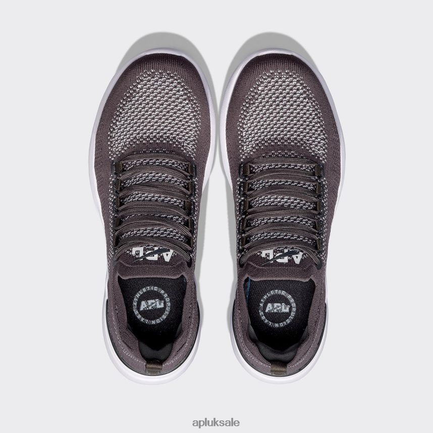 APL TechLoom Breeze 38 - VH8XNZ832 APL Shoes UK Anthracite/Steel Grey/White Men Running