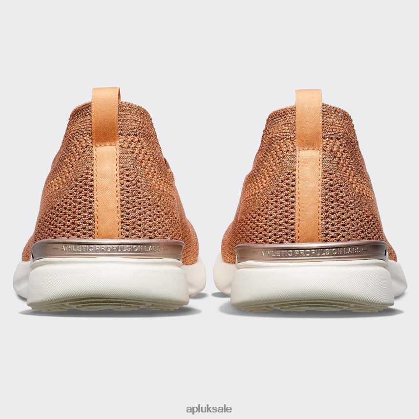 APL TechLoom Breeze 38 - VH8XNZ871 APL Shoes UK Rose Gold/Ivory Men Running