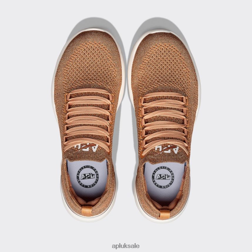 APL TechLoom Breeze 38 - VH8XNZ871 APL Shoes UK Rose Gold/Ivory Men Running