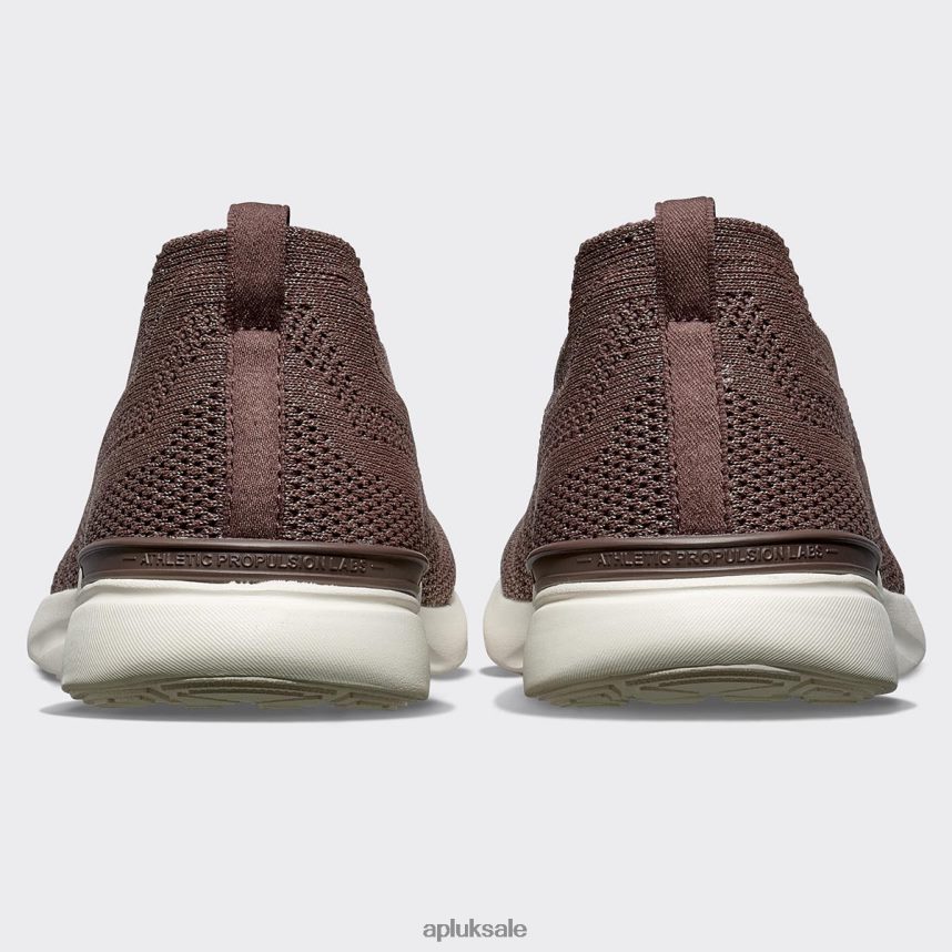 APL TechLoom Breeze 39 - VH8XNZ881 APL Shoes UK Metallic Chocolate/Ivory Men Running