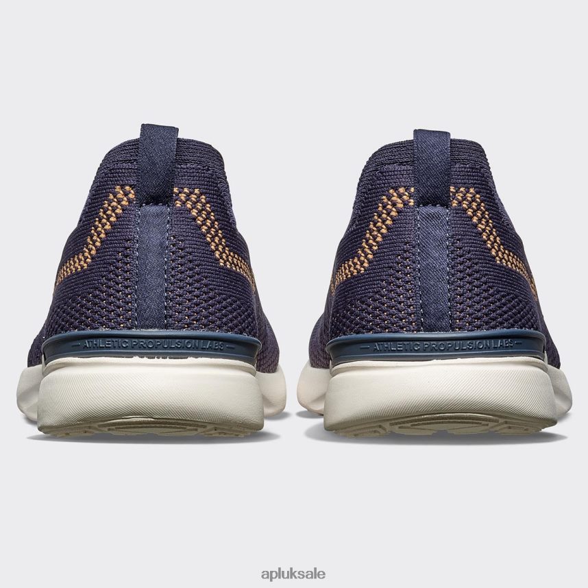 APL TechLoom Breeze 39 - VH8XNZ897 APL Shoes UK Midnight/Tan/Ivory Men Running