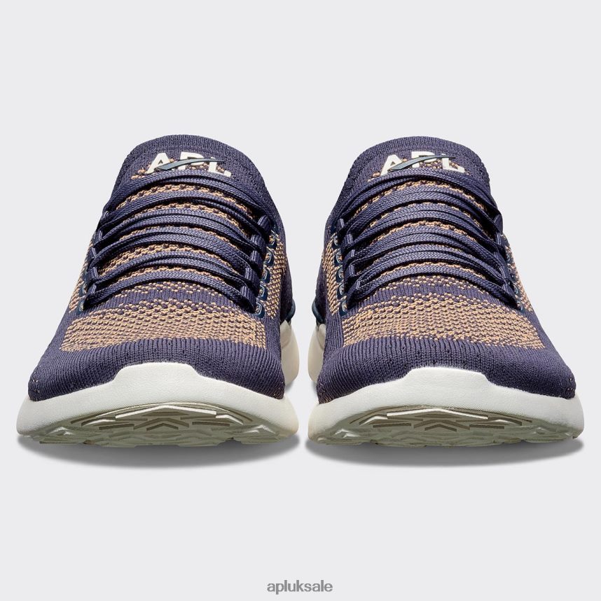 APL TechLoom Breeze 39 - VH8XNZ897 APL Shoes UK Midnight/Tan/Ivory Men Running