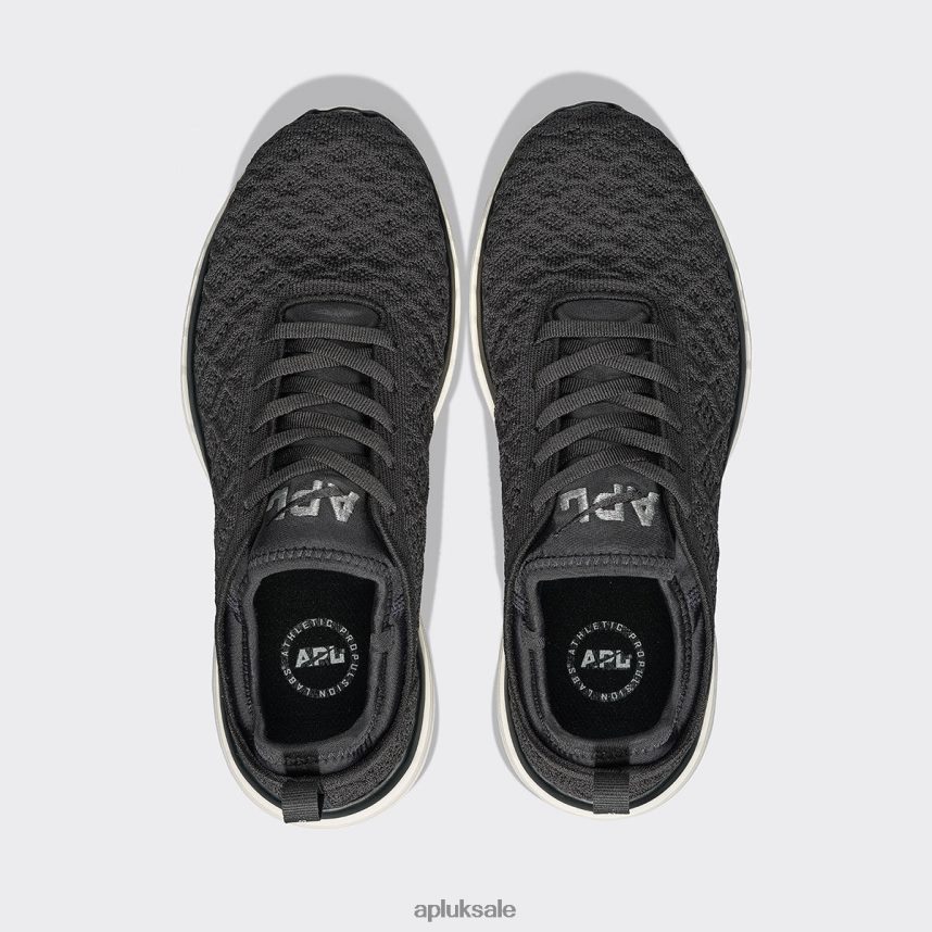 APL TechLoom Phantom 45 - VH8XNZ731 APL Shoes UK Anthracite/Ivory Men Running