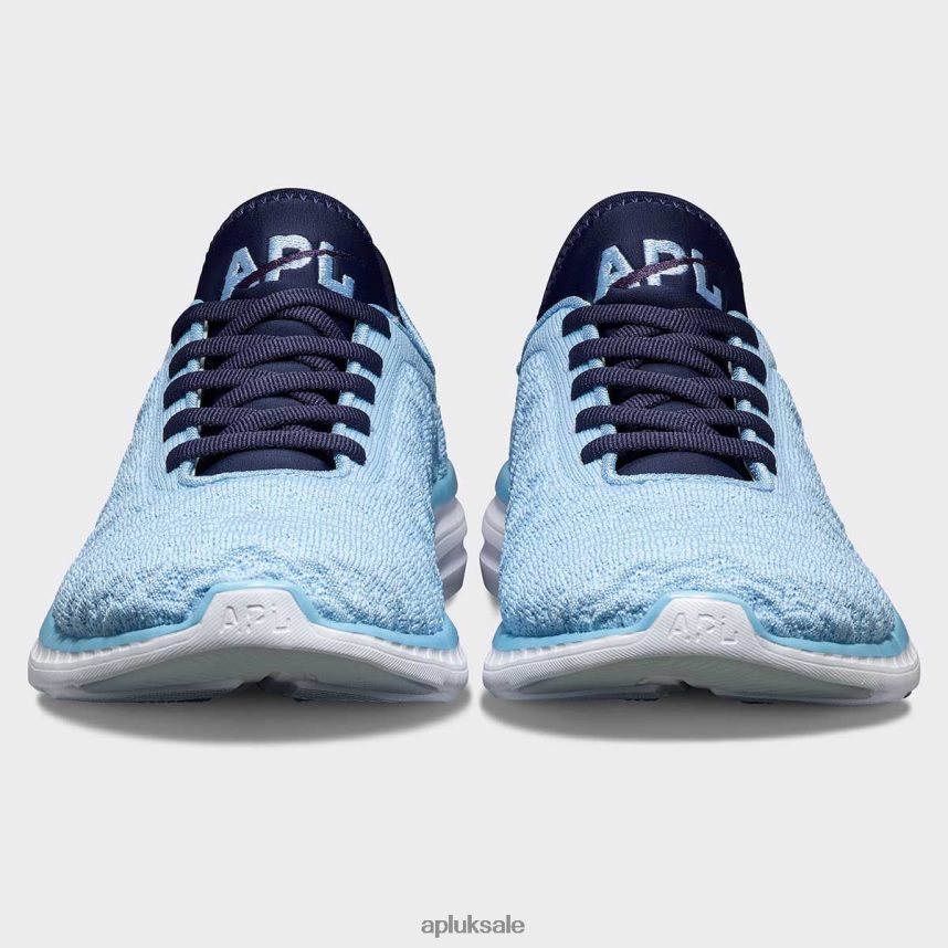 APL TechLoom Phantom 45 - VH8XNZ761 APL Shoes UK Ice Blue/Navy/White Men Running