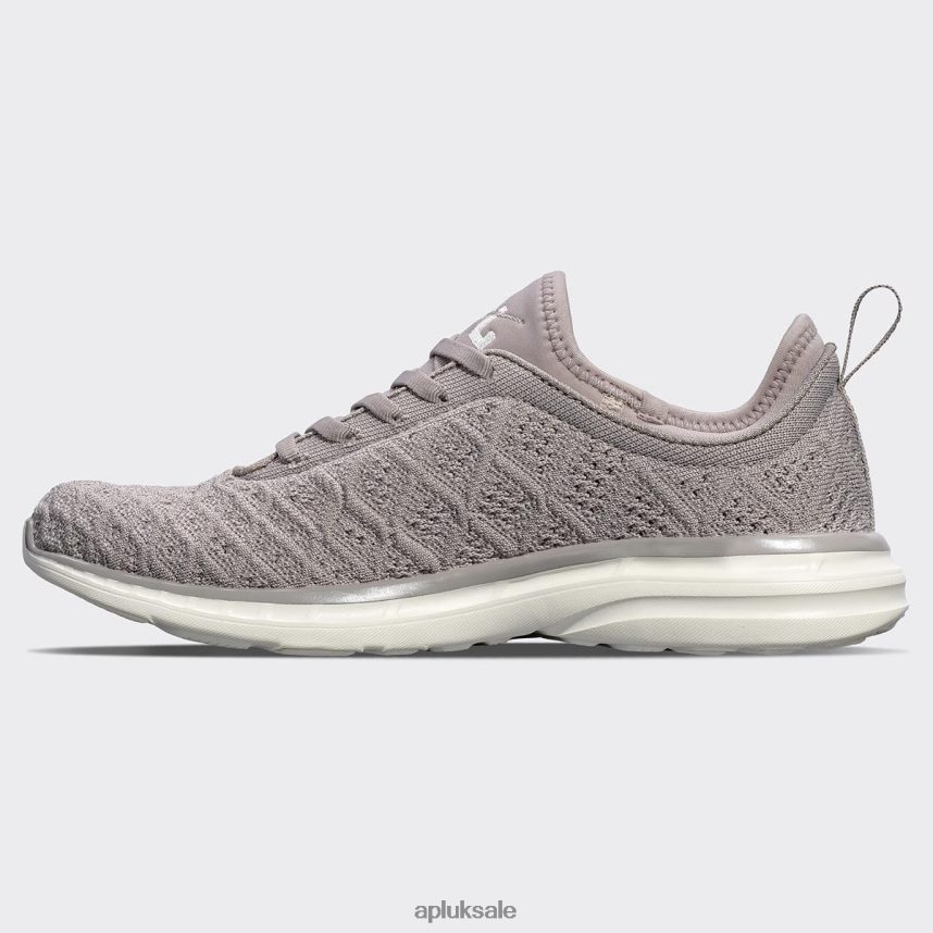 APL TechLoom Phantom 45 - VH8XNZ851 APL Shoes UK Tundra/Ivory Men Running