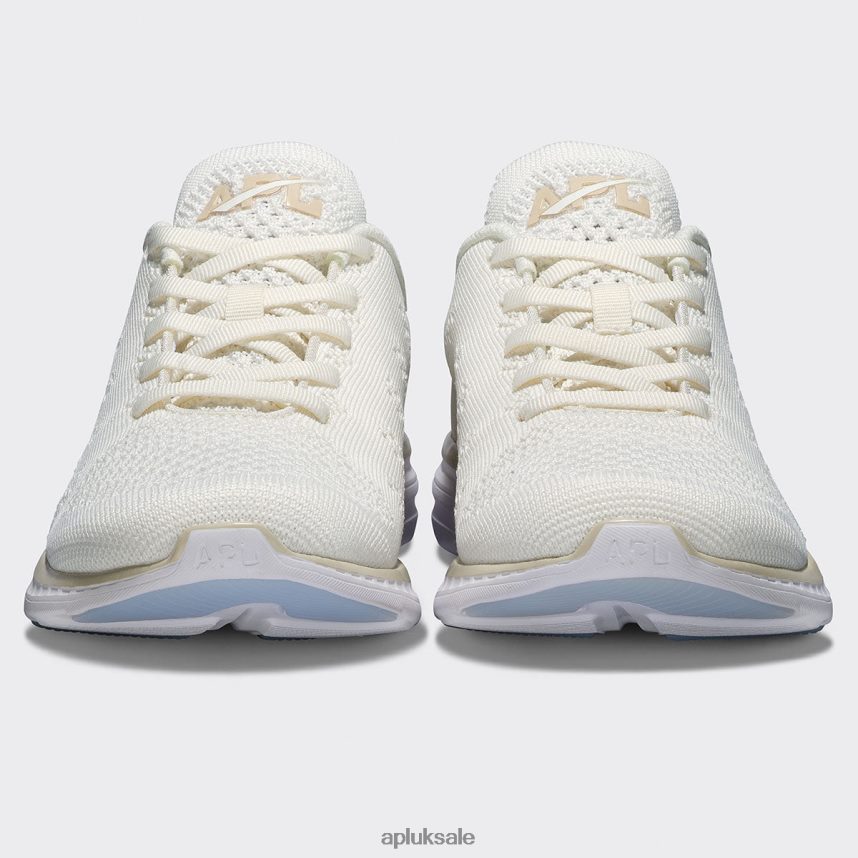 APL TechLoom Pro 48 - VH8XNZ714 APL Shoes UK Ivory/Parchment/White Men Running