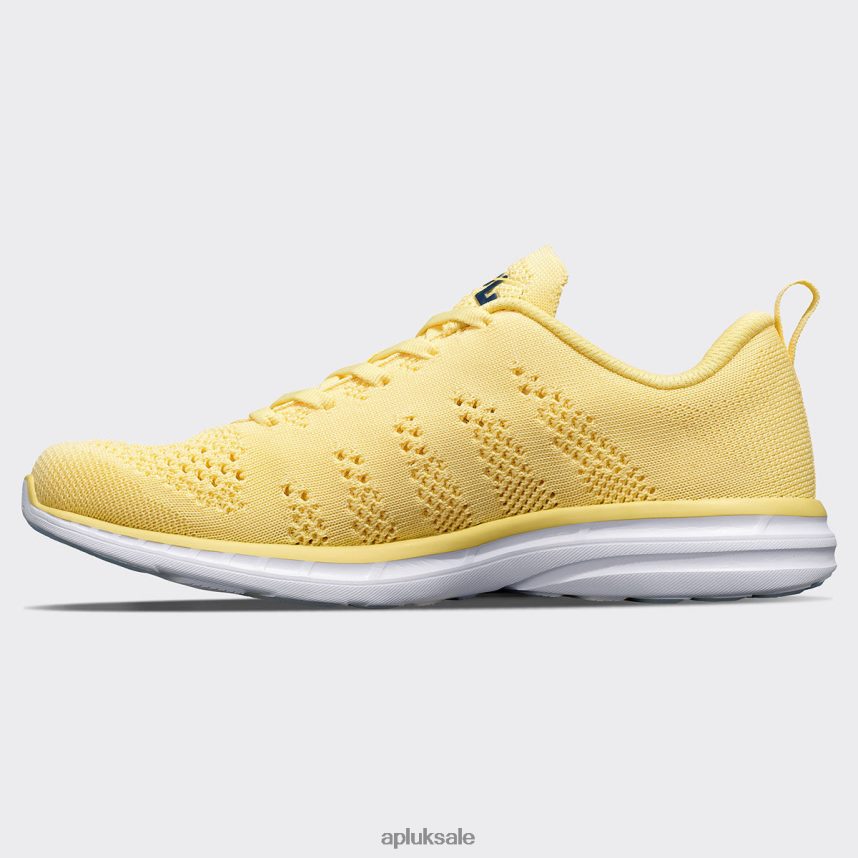 APL TechLoom Pro 48 - VH8XNZ745 APL Shoes UK Lemon Zest/Midnight/White Men Running