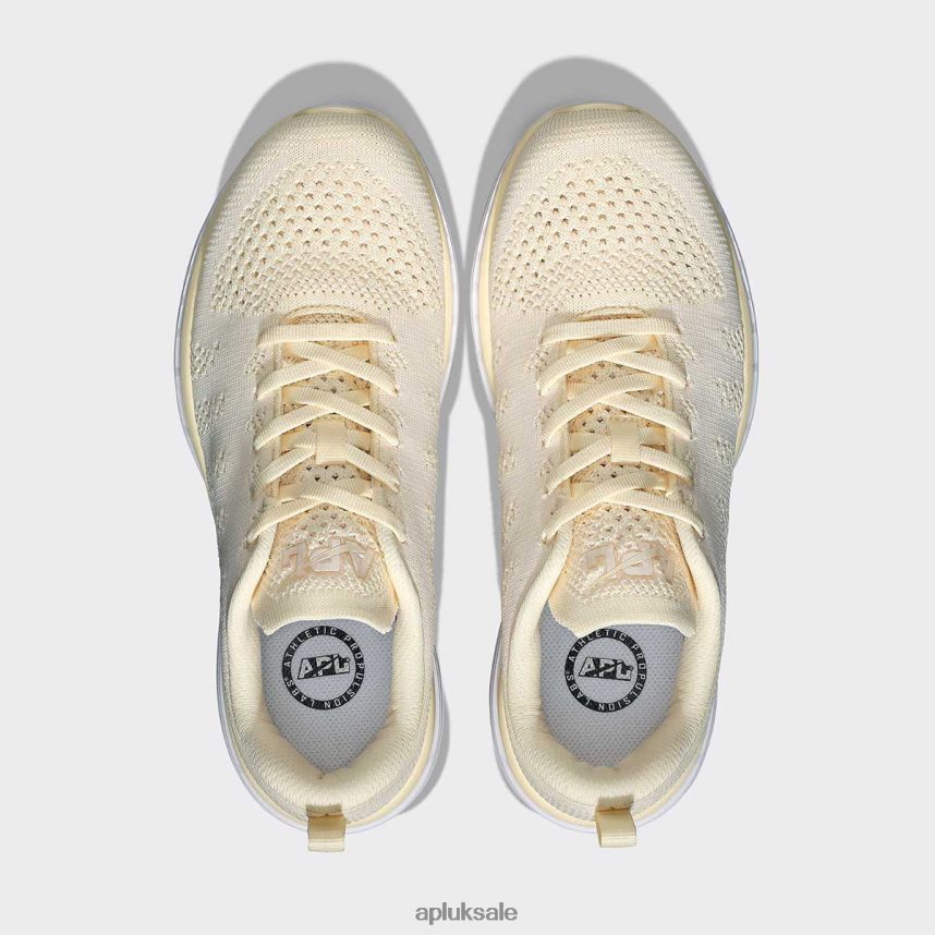 APL TechLoom Pro 48 - VH8XNZ749 APL Shoes UK Vanilla/Creme/White Men Running