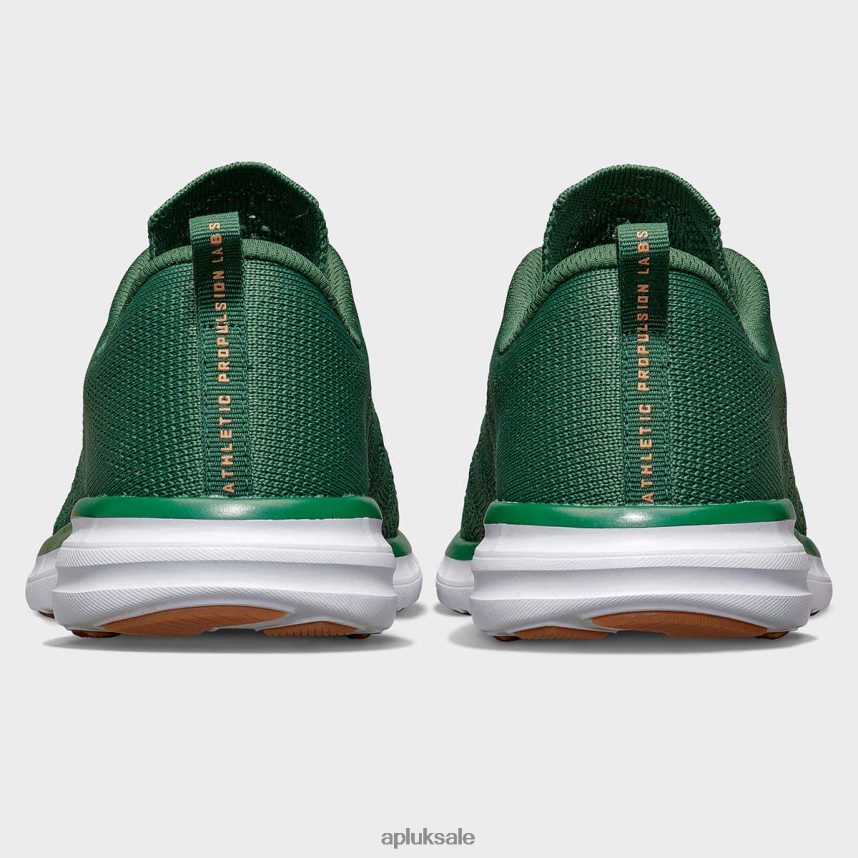 APL TechLoom Pro 48 - VH8XNZ750 APL Shoes UK Great Green/Tan/Gum Men Running