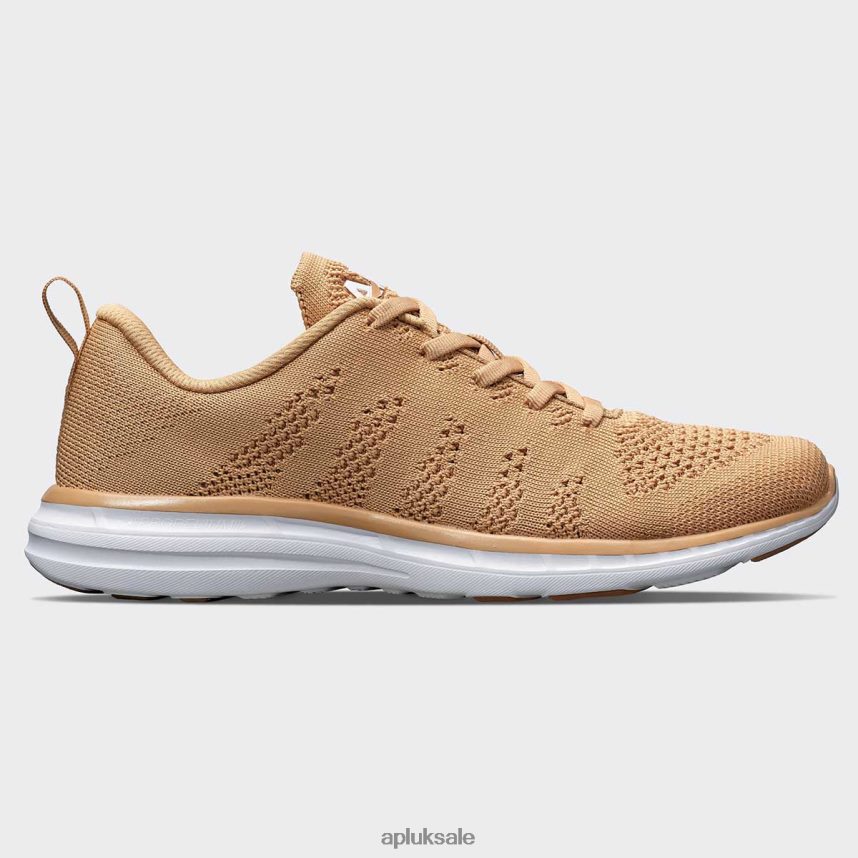 APL TechLoom Pro 49 - VH8XNZ753 APL Shoes UK Tan/Ivory/Gum Men Running