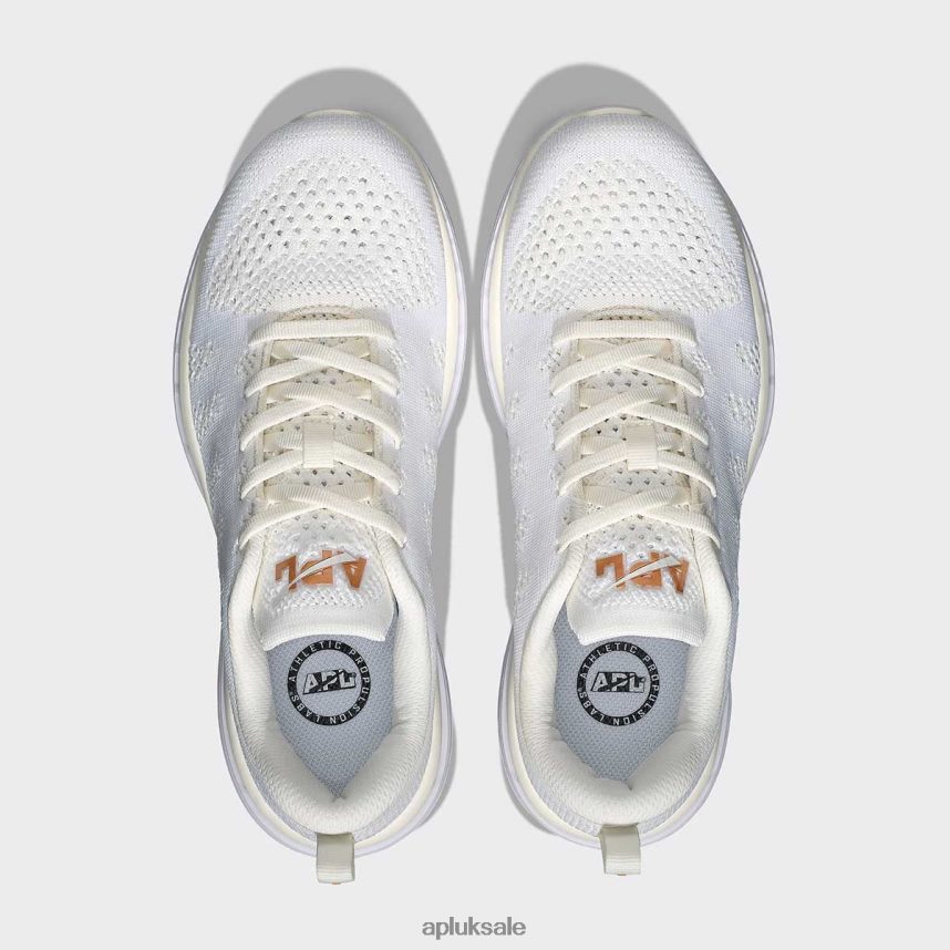 APL TechLoom Pro 49 - VH8XNZ754 APL Shoes UK Ivory/Tan/Gum Men Running